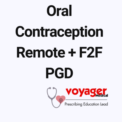 Oral Contraception Remote + F2F PGD